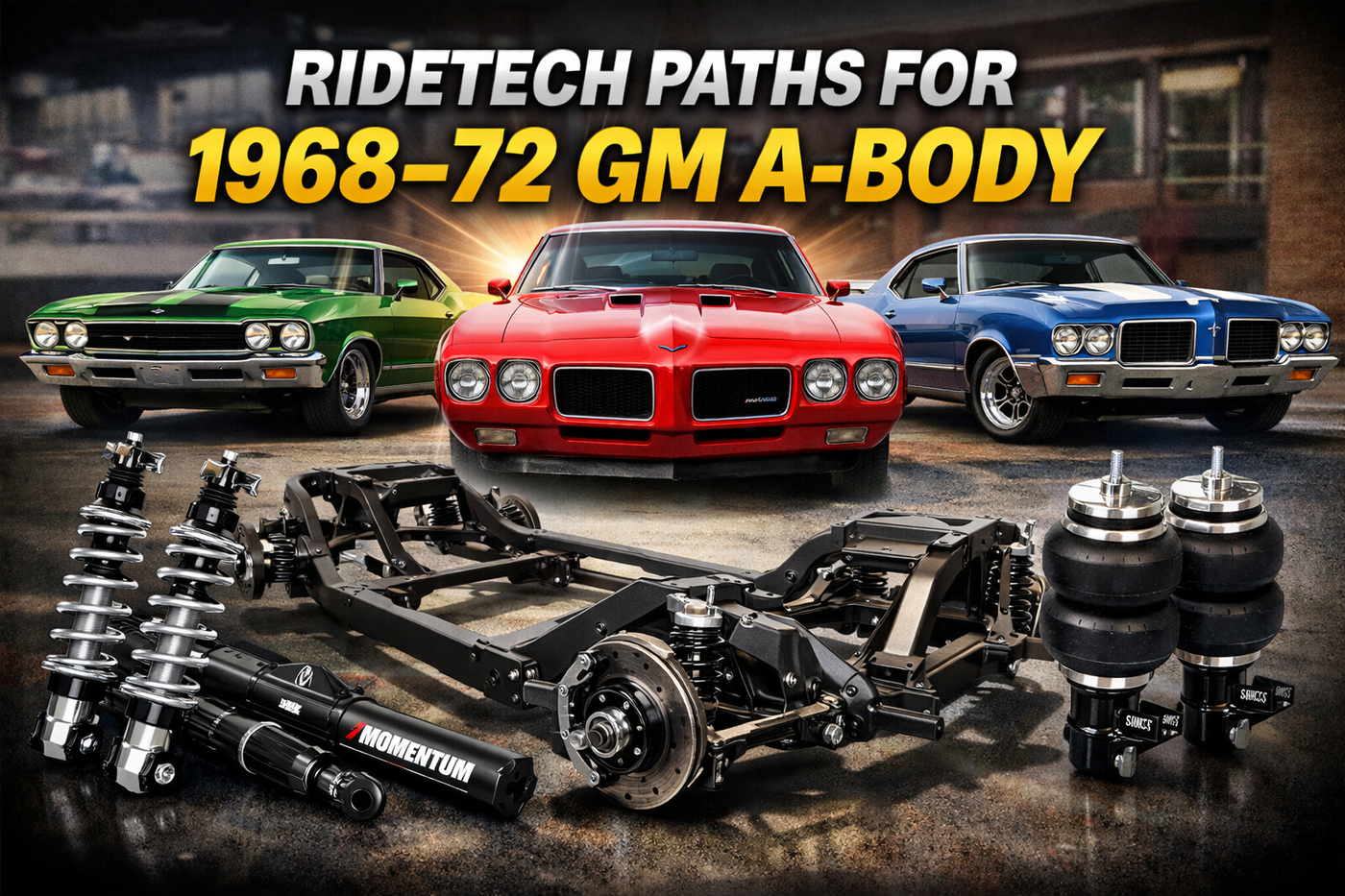 Ridetech Paths for 1968–72 GM A-Body Builds