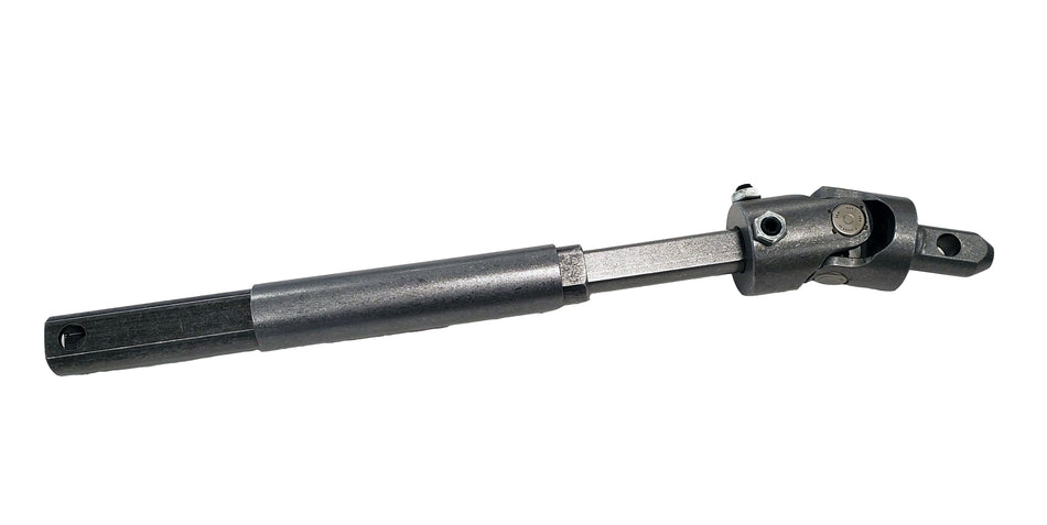 Borgeson - Steering Shaft - P/N: 000938 - 2009-2019 Full Size Chevy & GMC Heavy Duty Telescopic Steel Upper Intermediate Steering Shaft.  Connects From Factory Column To Lower Steering Shaft. Includes Billet Steel Universal Joint.