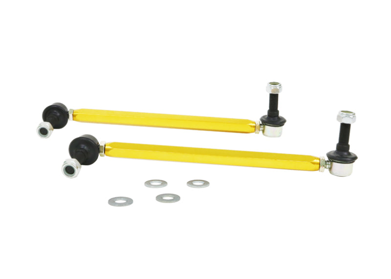 Whiteline 18-19 Kia Stinger Front Sway Bar Link Assembly Heavy Duty Adjustable Steel Ball