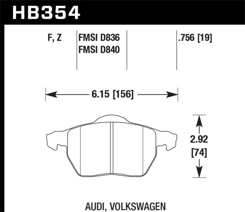 Hawk HPS Street Brake Pads