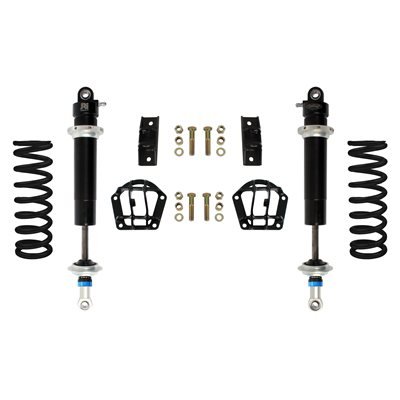 Detroit Speed Front Coilover Kit - Single Adjustable Shocks