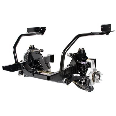 Detroit Speed Powdercoated Front Frame - Single Adjustable Shocks