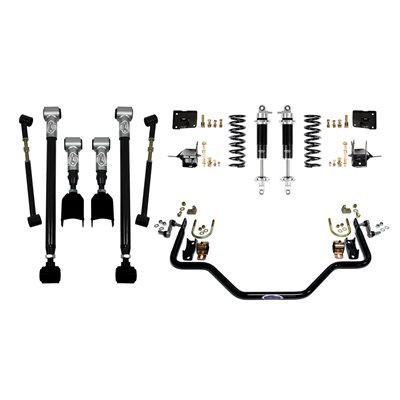 Detroit Speed - Rear Speed Kit 3 - Double Adjustable Shocks - Stock Axle