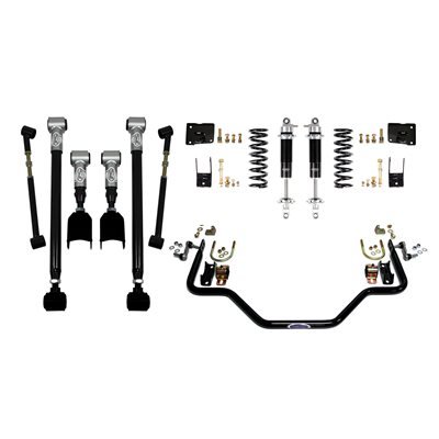 Detroit Speed - Rear Speed Kit 3 - Double Adjustable Shocks - Moser Axle