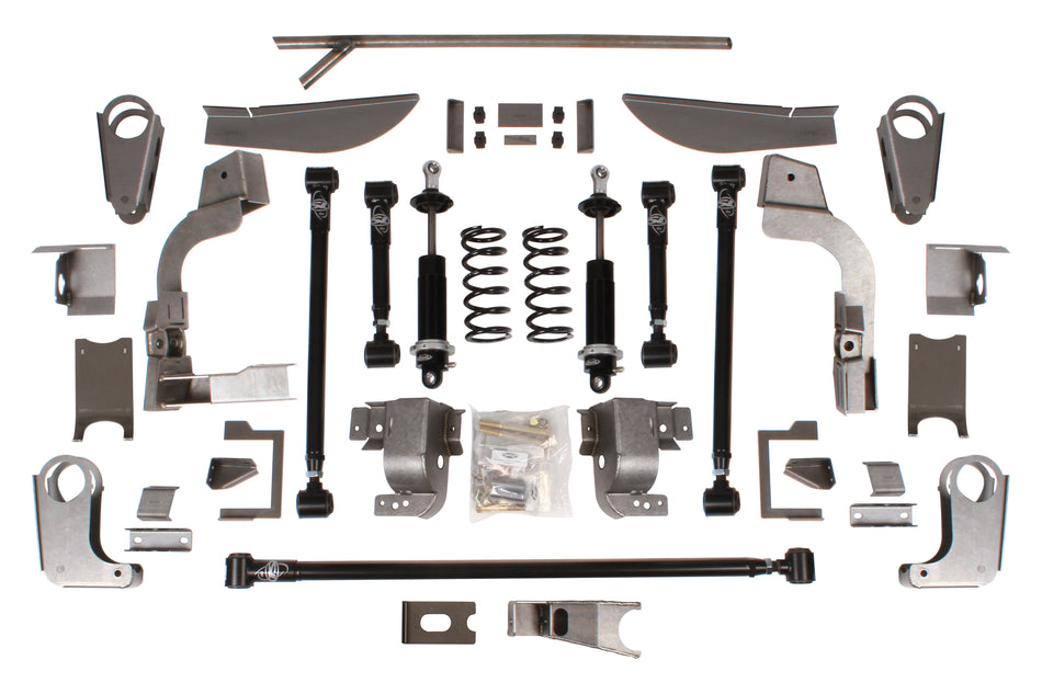 Detroit Speed QuadraLink Rear Suspension Kit Without Axle Brackets - Base Shocks