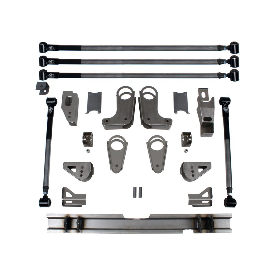 Detroit Speed X-Gen Universal QuadraLink Rear Suspension Kit - Staggered