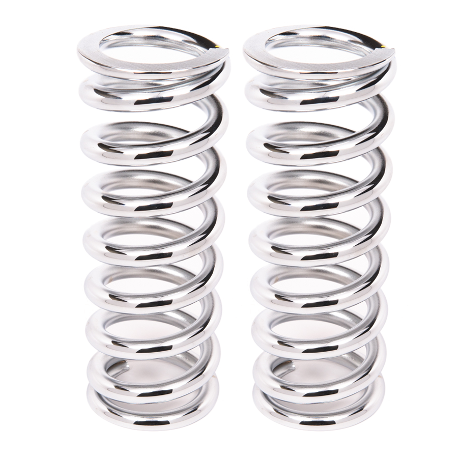 Aldan American Coil-Over-Spring 100 Lbs./in. Rate 9 In. Length 2.5 In. I.D. Chrome Pair