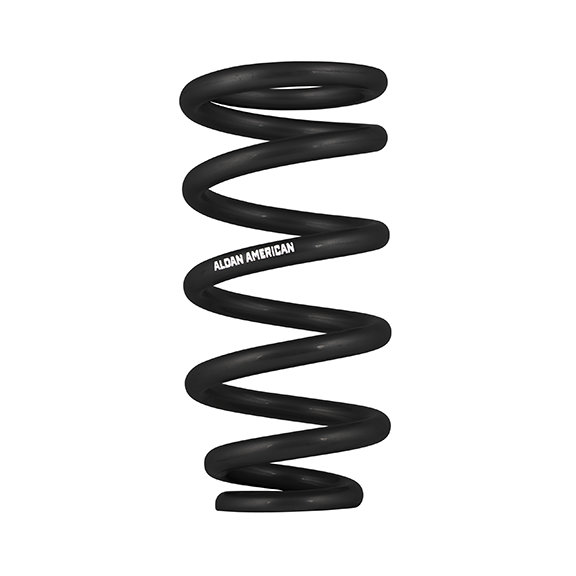 Aldan American Coil-Over Spring 450 Lbs. Rate 9.625 In. Length 4.1 In./2.5 In. I.D. Black