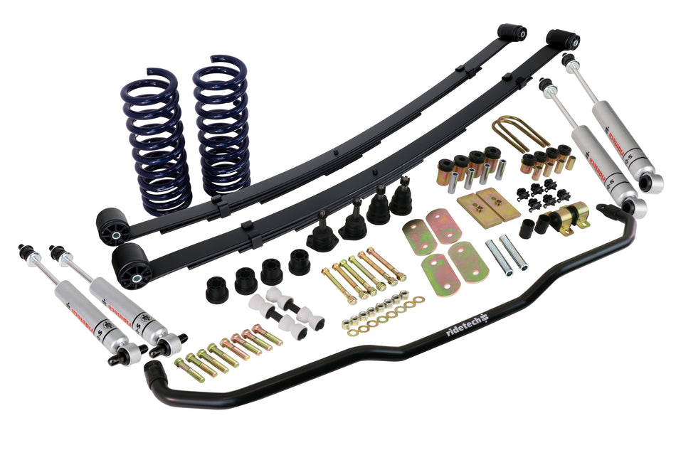 StreetGrip- RQ-S Shocks  Steel Leafs  Control Arm Bush/bj 1968-1974 Nova BB