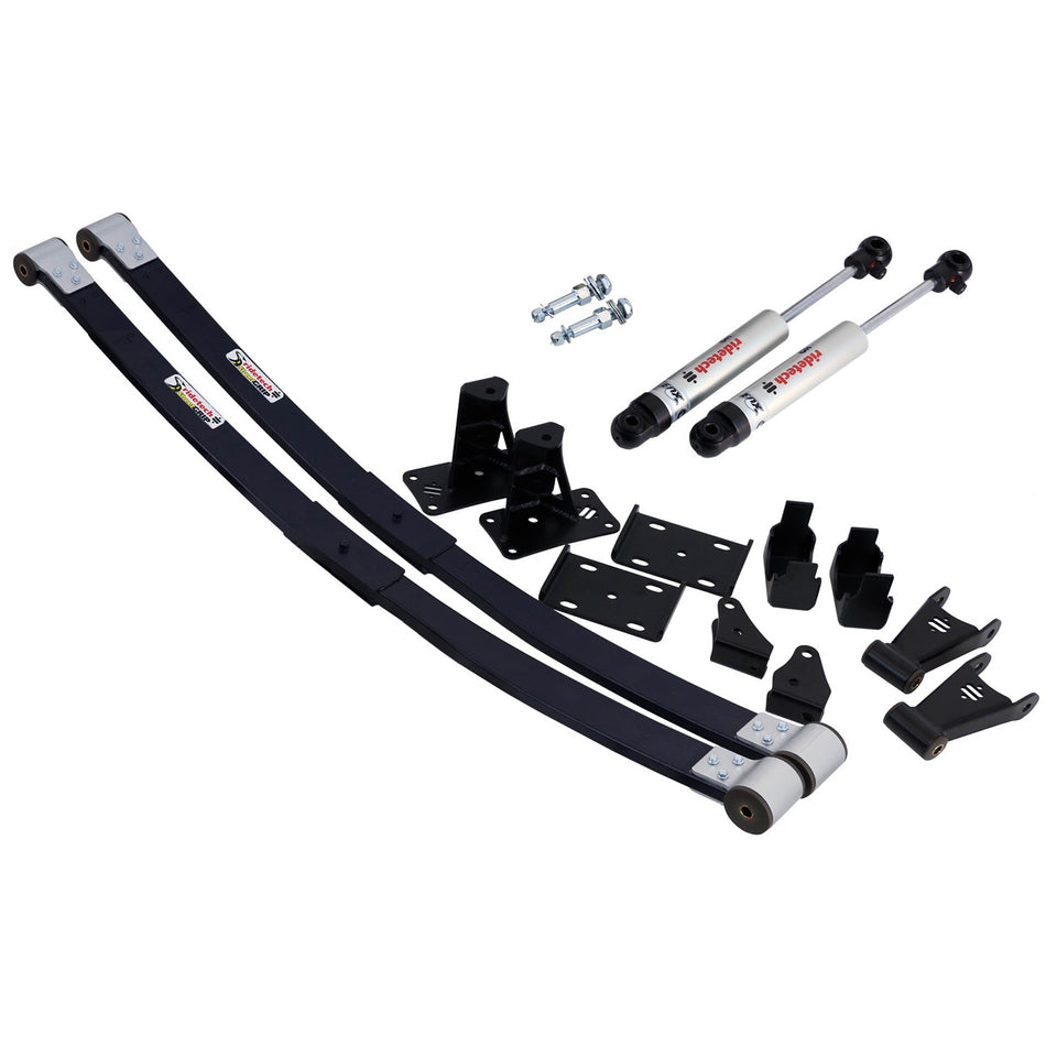 Composite Leaf Springs And HQ Shocks For 1973-1987 C10.