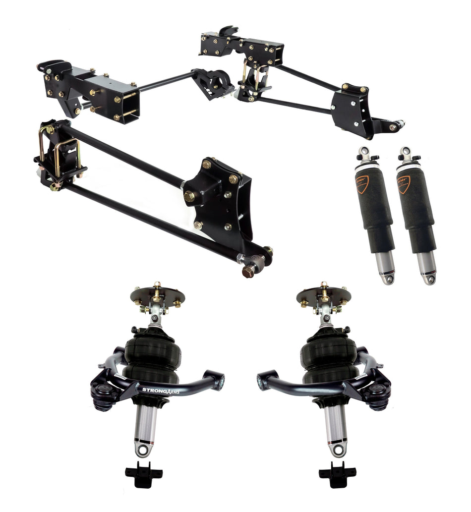 HQ Air Suspension System For 2014-2018 GM 1500 W/ OE Stamped Steel Or Alu. Arms.