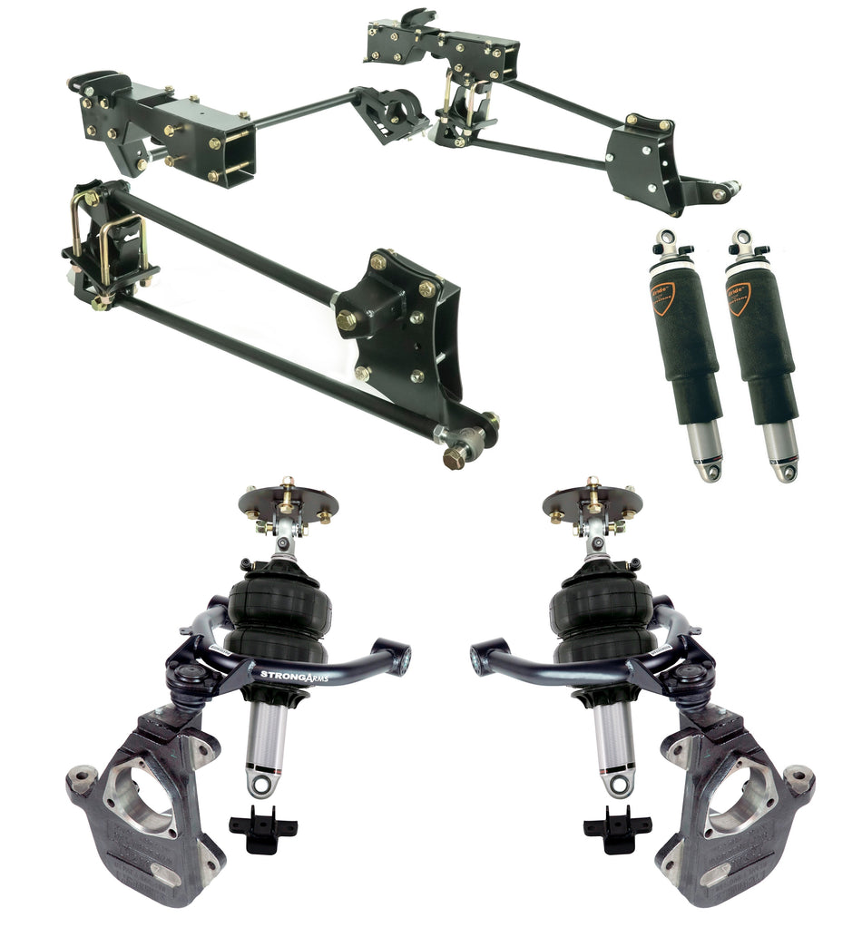 HQ Air Suspension System For 2007-2016 Silverado 1500 W/ OE Cast Steel Arms.