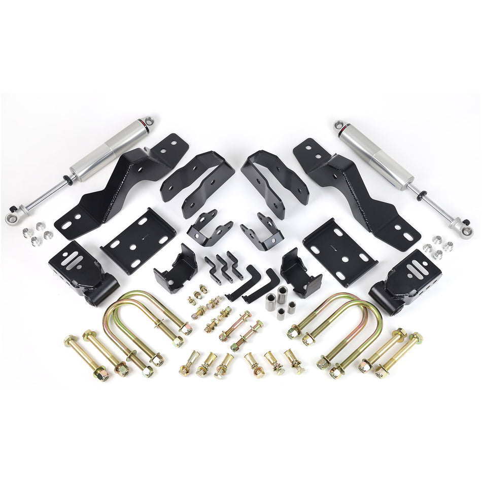 Rear 4" Lowering Kit For 2019-2024 Silverado / Sierra 2WD And 4WD.