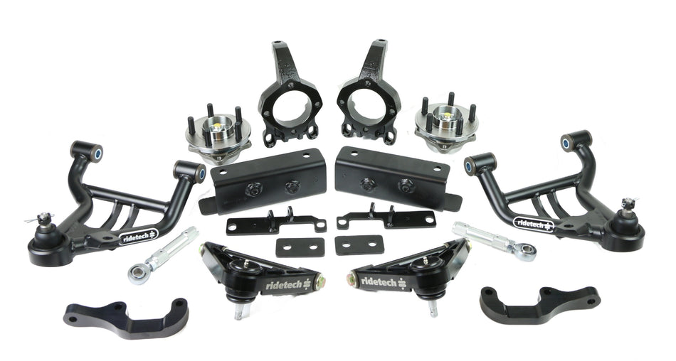 Front SLA Suspension System For 1979-1993 Mustang With Aftermarket K-member.