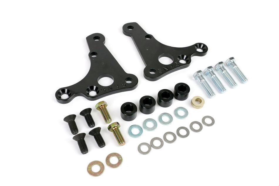 Front Caliper Brackets For 94-04 Cobra Brakes With Ridetech 79-93 Mustang SLA.