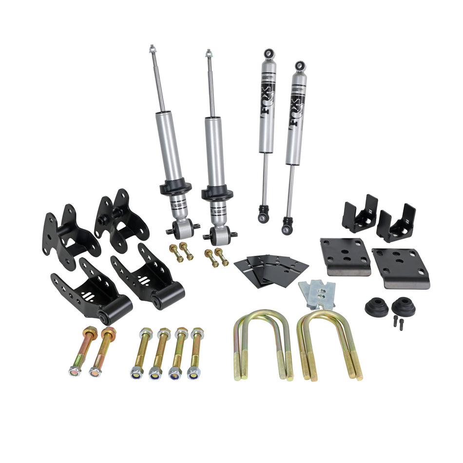 StreetGrip 3"/5" Lowering System W/ Adventure Series Shocks For 2015-2026 F-150.
