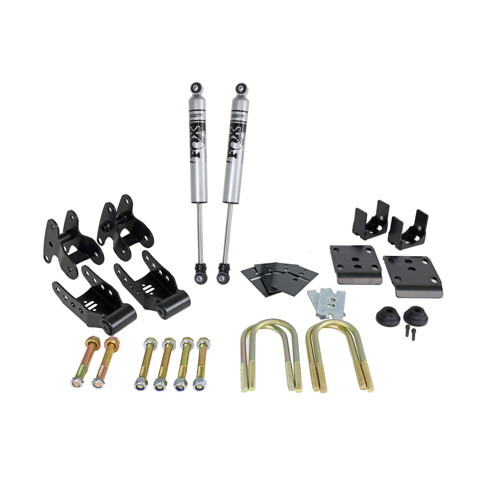 Ridetech Rear 3.5"-5.5" Lowering Kit With Adv. Series Shocks For 2015-2026 F-150