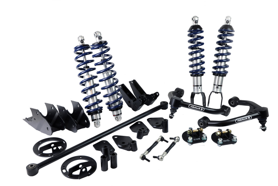 Front And Rear Coil-Over Lowering System For 2019-2025 Ram 1500 2WD.