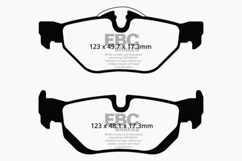 EBC 13+ BMW X1 2.0 Turbo (28i) Redstuff Rear Brake Pads