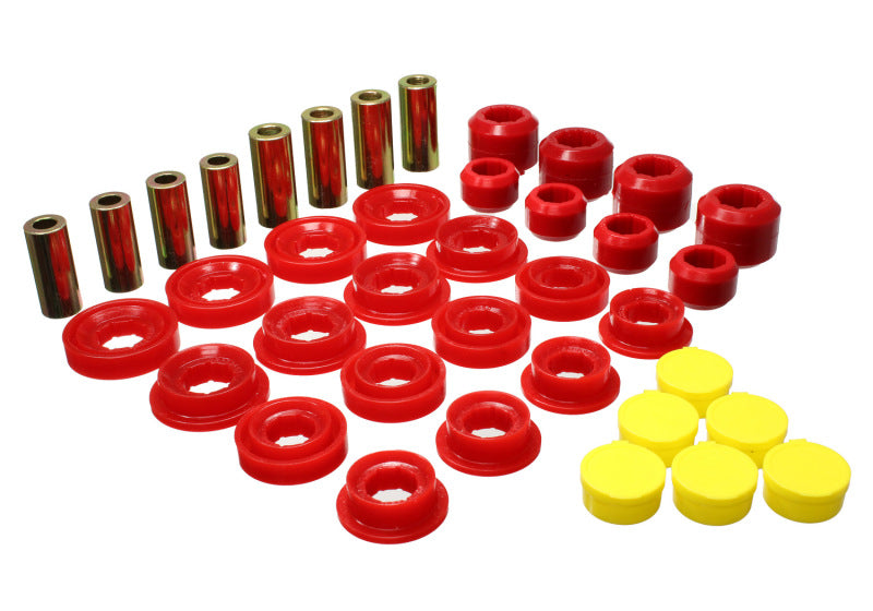 Energy Suspension 03-09 Ram 1500 Pickup 4WD Control Arm Bushing Set - Red