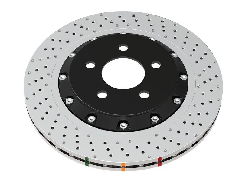 DBA 2020+ Chevrolet Corvette C8 Z51 Rear Crossdrilled 5000 Series Rotor