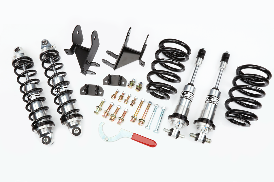 Coil-Over Kit GM. 64-67 A-Body SB Single Adj. Bolt-on Front And Rear.