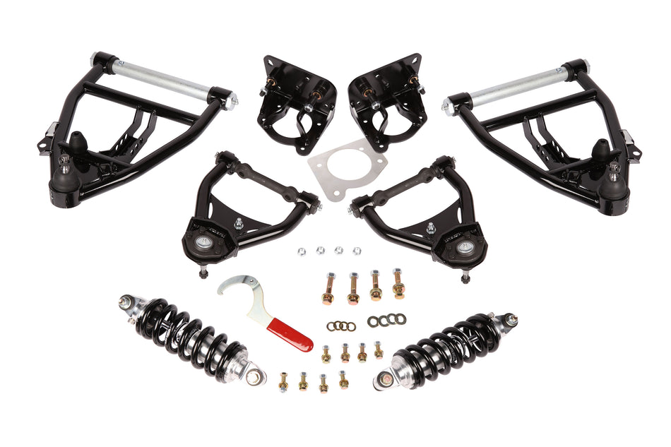 Coil-Over Conversion Kit  63-87 C10  Front  Single Adj.  SB  Incl. Control Arms