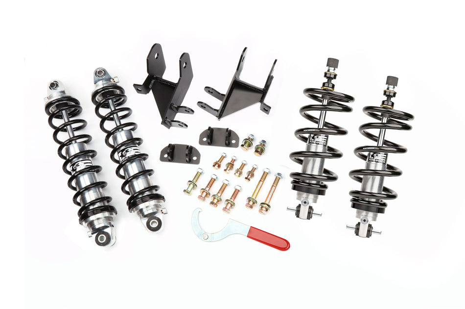 Coil-Over Kit  GM. 64-67 A-Body  SB  Double Adj. Bolt-on  Front And Rear.