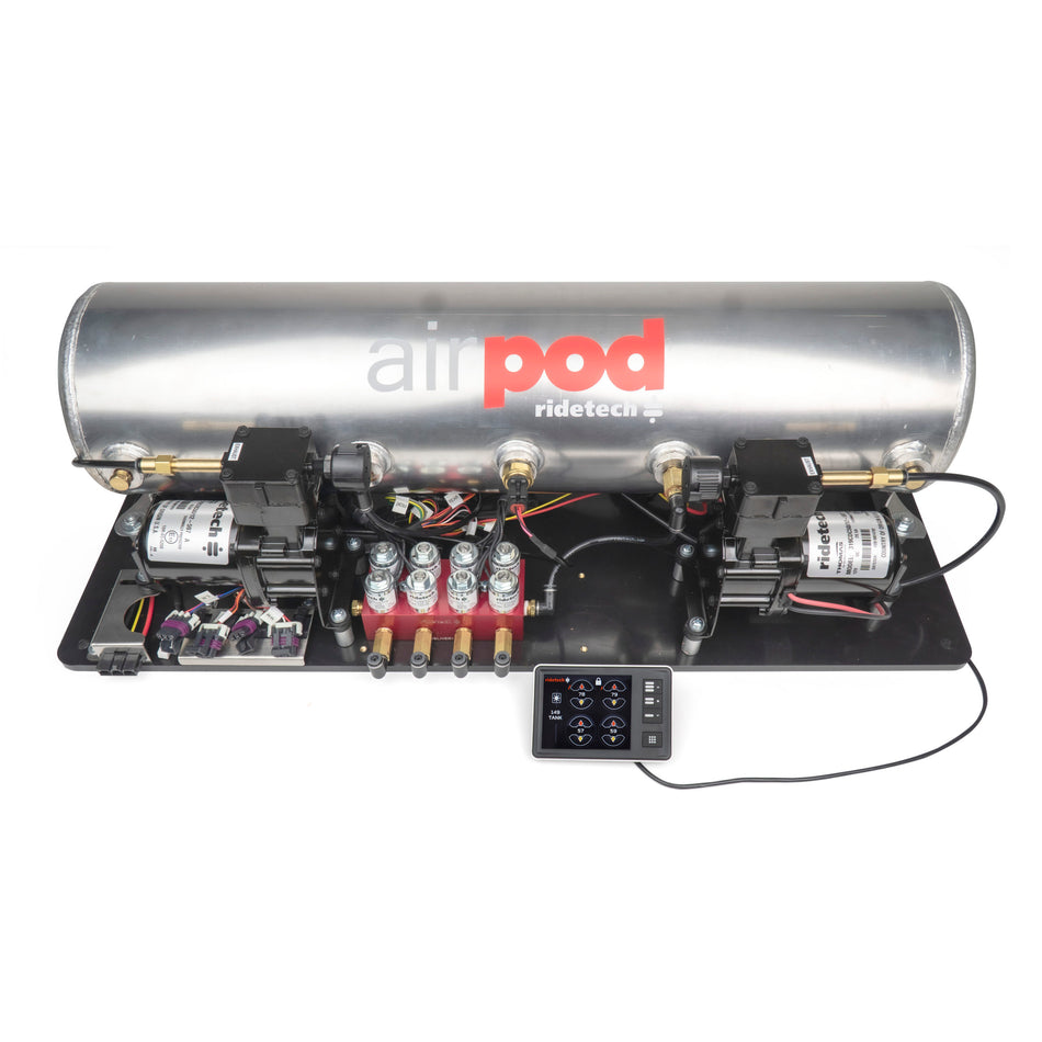 5 Gallon AirPod With RidePro E5 Air Suspension Controller.