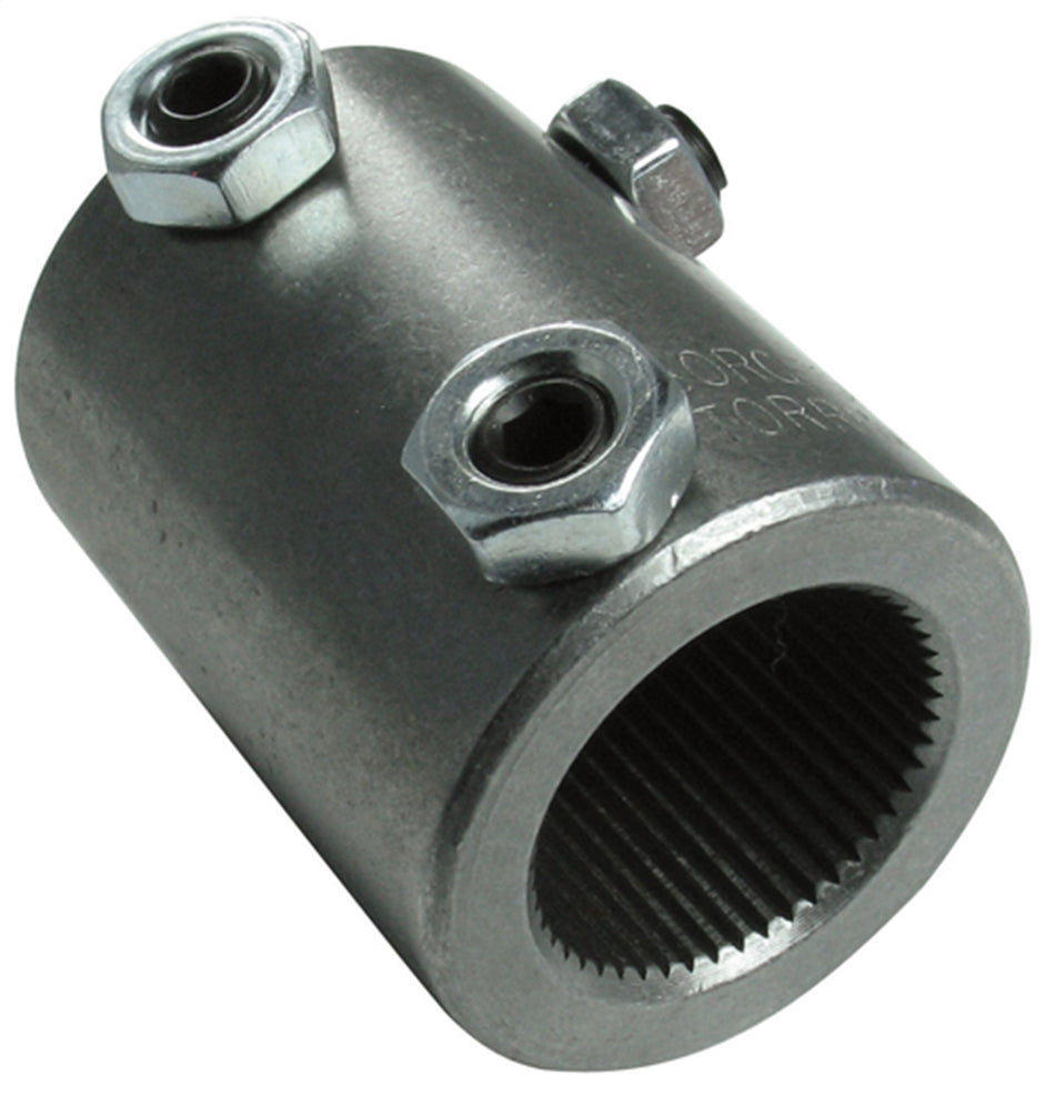 Borgeson - Steering Coupler - P/N: 314349 - Welded Steel Steering Coupler. Fits 1 In.-48 Spline X 3/4 In. Double-D.