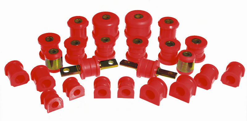 Prothane 01-03 Honda Civic Total Kit - Red