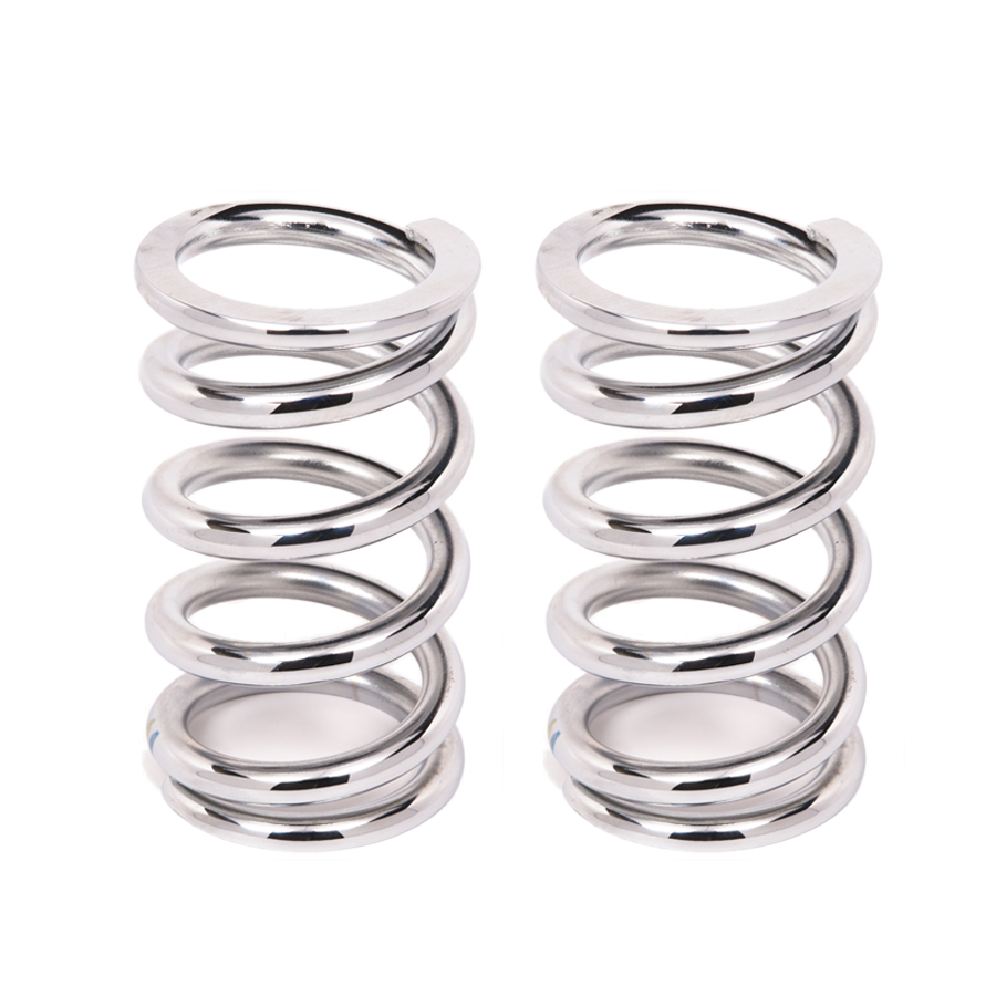 Aldan American Coil-Over-Spring 350 Lbs./in. Rate 6 In. Length 2.5 In. I.D. Chrome Pair