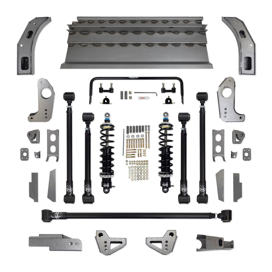 Detroit Speed QUADRALink Rear Suspension Kit - Single Adjustable Shocks