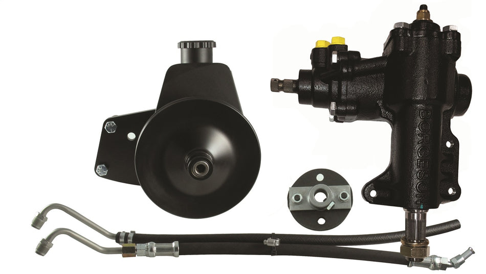 Borgeson - Steering Conversion Kit - P/N: 999021 - 1968-1970 Mustang Complete Power Steering Conversion Kit. Fits 68-70 Mustangs With Manual Steering And 289/302/351W. Includes All Necessary Components For Conversion.