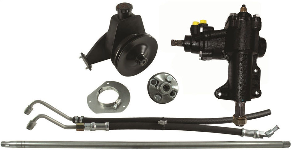 Borgeson - Steering Conversion Kit - P/N: 999026 - 1965-1966 Mustang Complete Power Steering Conversion Kit. Fits 65-66 Mustangs With Manual Steering And 200/250 I-6. Includes All Necessary Components For Conversion.