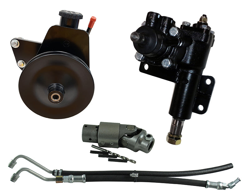 Borgeson - Steering Conversion Kit - P/N: 999063 - 1962-1972 Mopar Complete Power Steering Conversion Kit. Fits 62-72 Mopars With 1-1/8in. Pitman Shaft And 318/340/360. Includes All Necessary Components For Conversion.