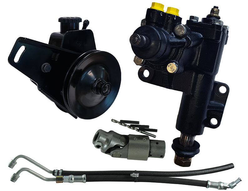 Borgeson - Steering Conversion Kit - P/N: 999063 - 1962-1972 Mopar Complete Power Steering Conversion Kit. Fits 64-69 Mopars With 1-1/8in. Pitman Shaft And 273/318/340. Includes All Necessary Components For Conversion.