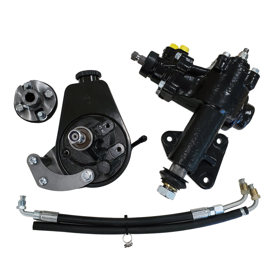 Borgeson - Steering Conversion Kit - P/N: 999070 - 1963-1966 Corvette Complete Power Steering Conversion Kit. For Cars With A SBC/SWP And A 3/4 In.-36 Spline Column.