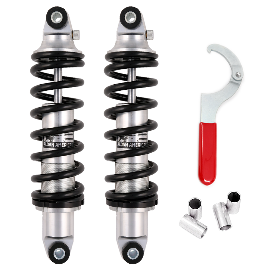 Aldan American Coil-Over Kit Phantom Single Adj. 14.00 In. Extended Spring 220 Lbs./in. BK