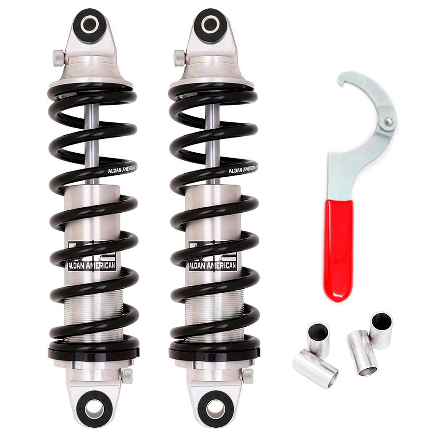 Aldan American Coil-Over Kit Striker Double Adj. 14.00 In. Extended Spring 140 Lbs./in. BK