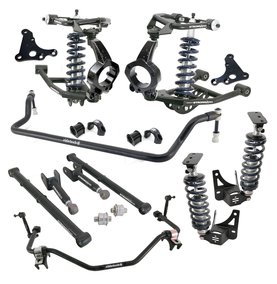 HQ Coil-Over System With Hub Spindles For 1968-1972 GM A-Body.