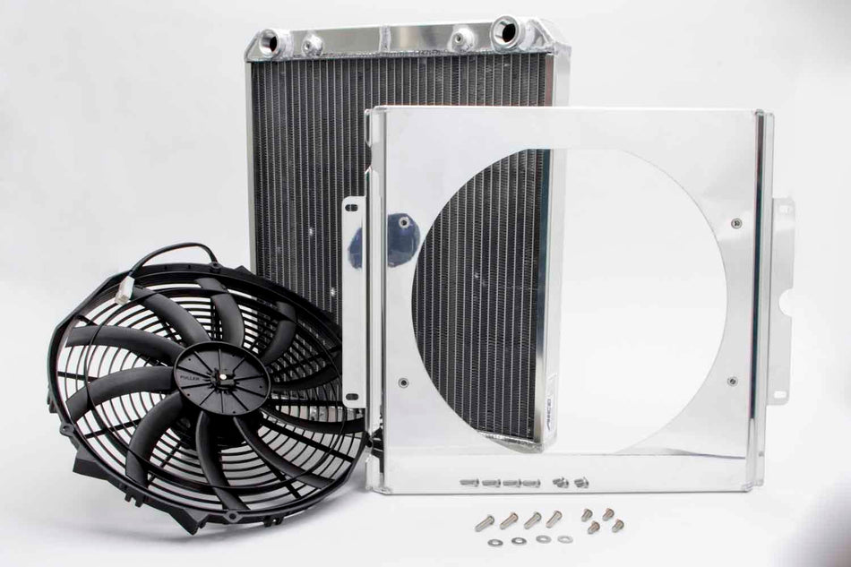 AFCO Racing 80108N Dragster Radiator w/ Fan and Shroud