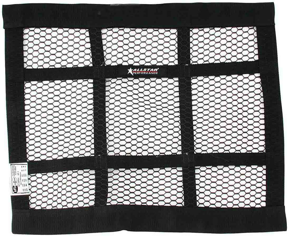 Allstar Performance ALL10211 Mesh Window Net Black 22 x 18 SFI