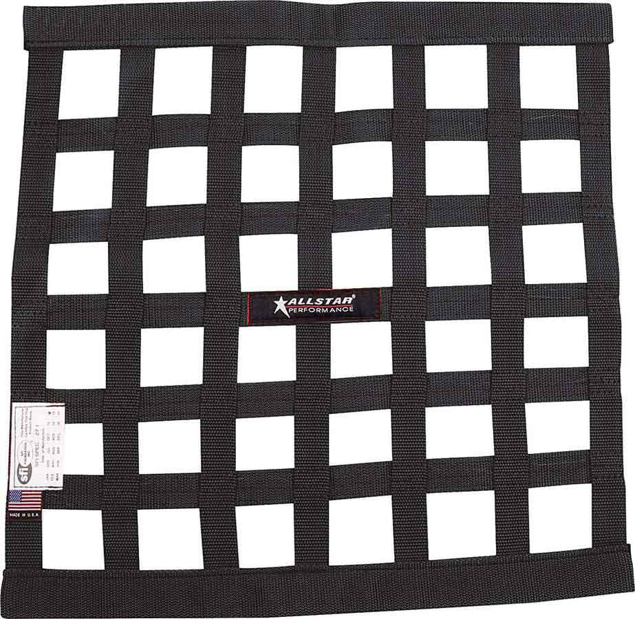 Allstar Performance ALL10280 Window Net Border Style 18 x 18 SFI Black