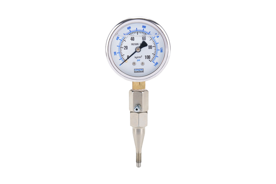 Allstar Performance ALL11020 Brake Pressure Gauge 360 Deg Rotation