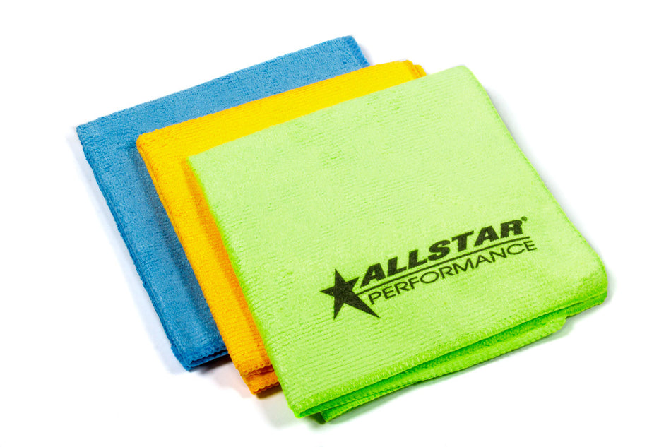 Allstar Performance ALL12008 Microfiber Towels 3pk 12in x 12in