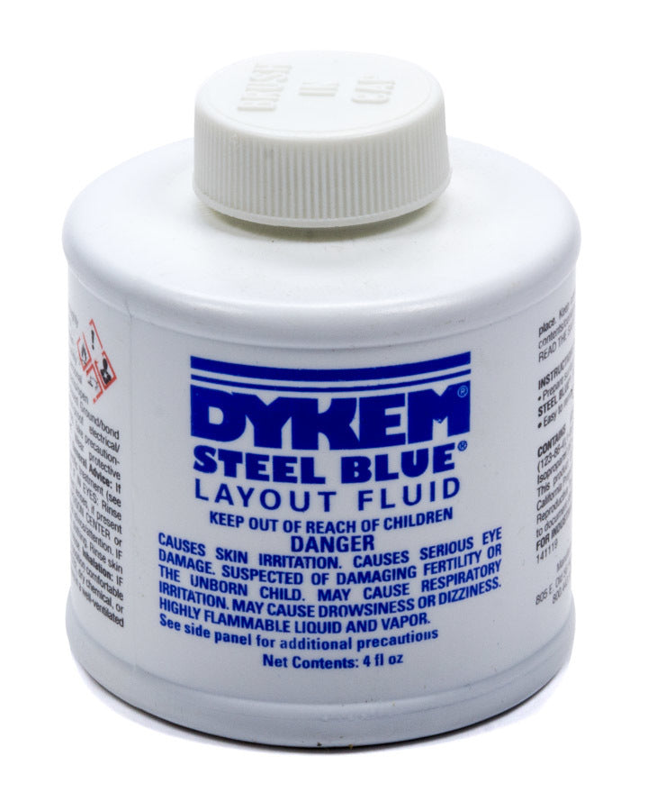 Allstar Performance ALL12070 Dykem Layout Fluid 4oz Brush in Cap