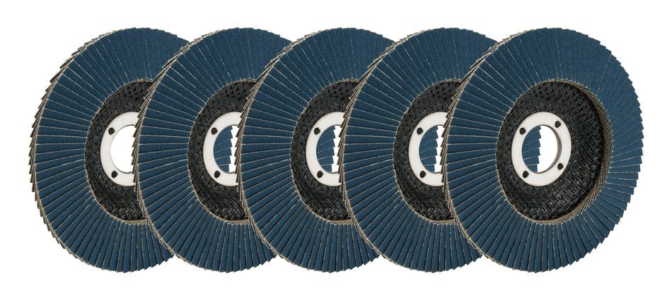 Allstar Performance ALL12121-5 Flap Discs 60 Grit 4-1/2in with 7/8in Arbor