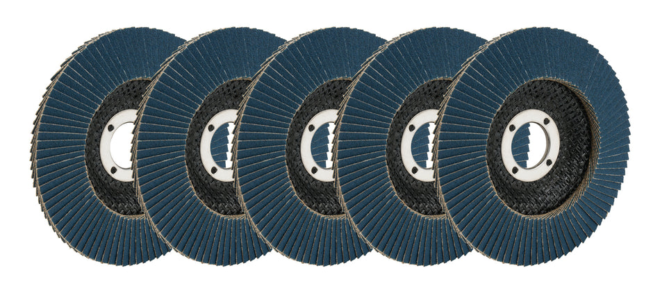 Allstar Performance ALL12123-5 Flap Discs 120 Grit 4-1/2in with 7/8in Arbor