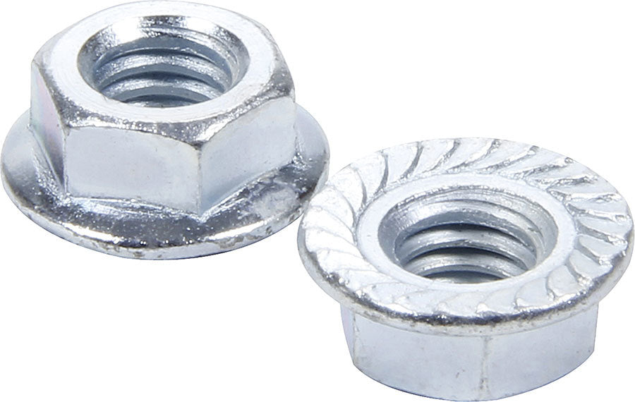 Allstar Performance ALL16041-10 Serrated Flange Nuts 5/16-18 10pk